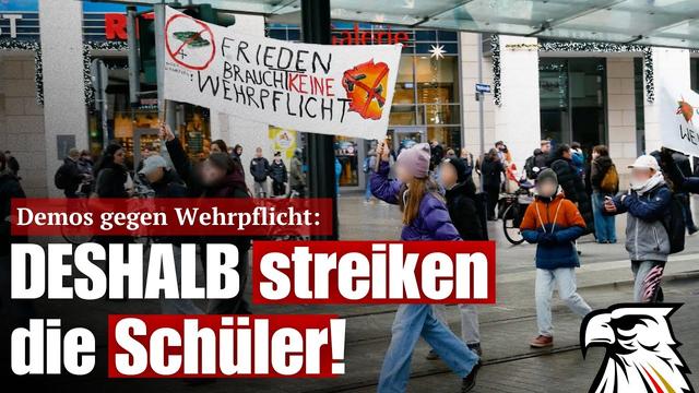 Demos gegen Wehrpflicht: DESHALB streiken die Schüler!