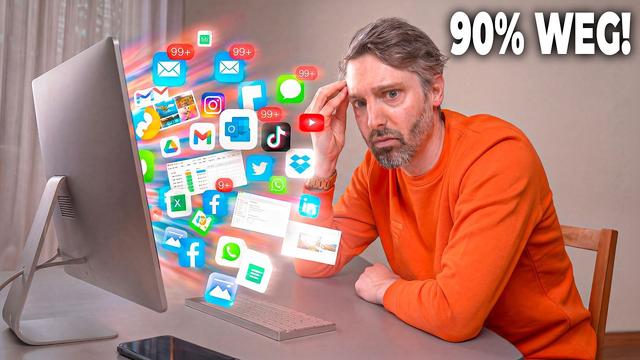 Radikales digitales Ausmisten: 90% meiner Daten müssen weg 📵 Selbstexperiment