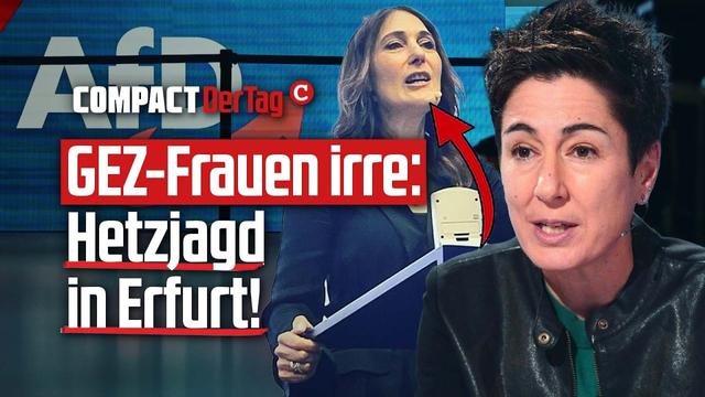 GEZ-Frauen irre: Hetzjagd in Erfurt!💥
