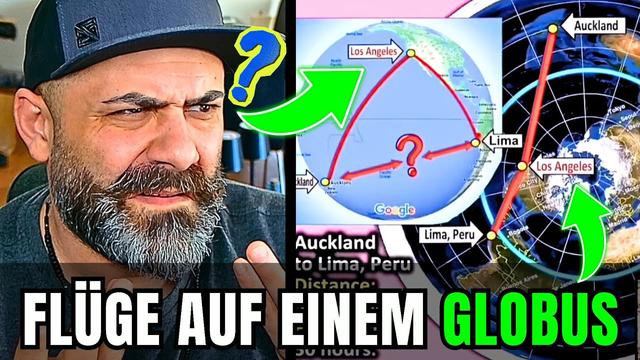 Globus oder doch flache Erde?🤯 Flugrouten ergeben kein Sinn!