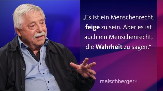 Wolf Biermann im Gespräch: "Wer keine Angst hat, ist ein Idiot!" | maischberger