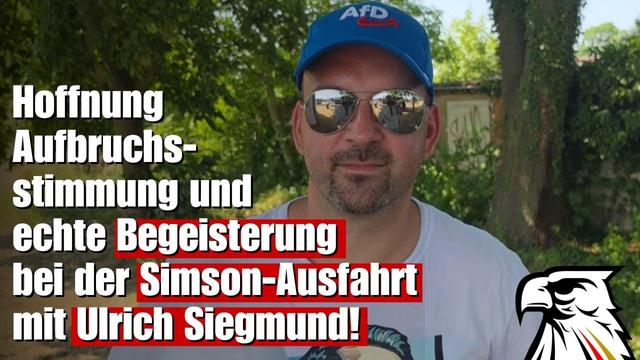 Hoffnung, Aufbruchsstimmung und echte Begeisterung bei der Simson-Ausfahrt mit Ulrich Siegmund!
