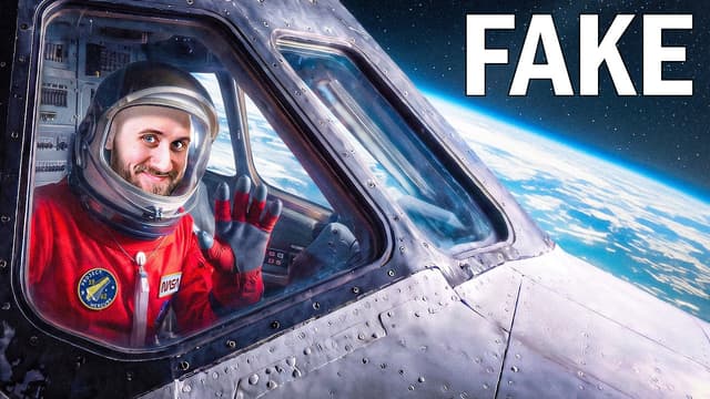 Der wahnsinnige Fake Flug ins All