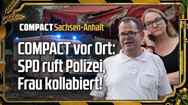 Vor Ort: SPD ruft Polizei, Frau kollabiert!