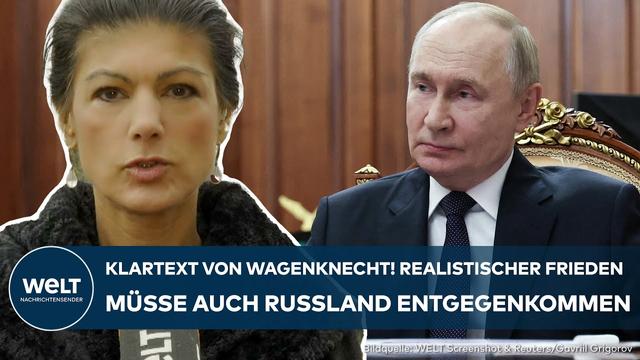 WAGENKNECHT FORDERT KOMPROMISSE: "Warum hat Merz nie selbst versucht, mit Putin zu sprechen?"