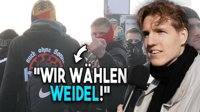 Zwischen Nazis, Wutbürgern & Antifa💀 - ich war auf dem AFD-Wahlkampfauftakt...