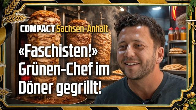 «Faschisten!» - Grünen-Chef im Döner gegrillt!