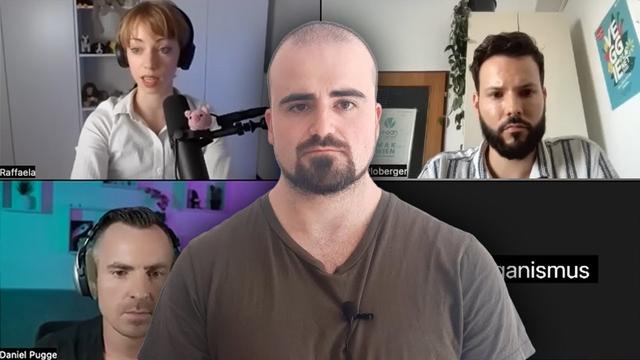 Debatte mit Niko Rittenau, der Militanten Veganerin, TuV, Daniel Pugge und Malte Rubach