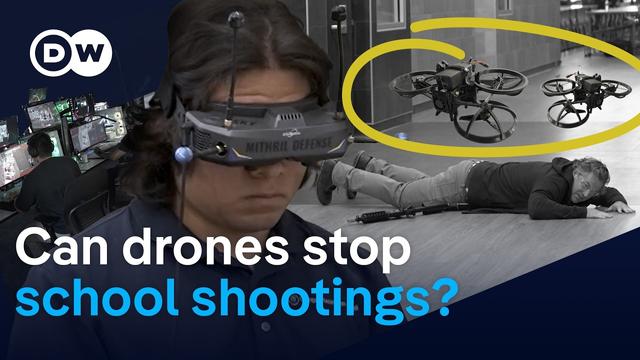 Can drones stop school shootings in the US? | DW News