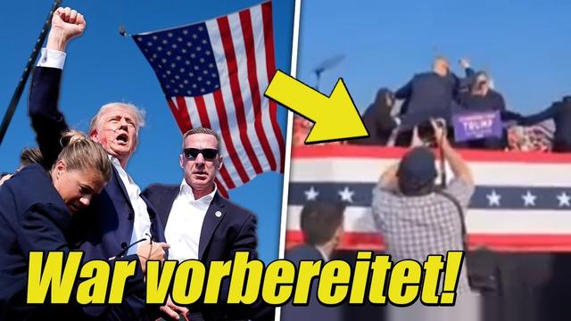 Neue Video-Aufnahmen Vom Trump-A11entat Zeigen Merkwürdiges...