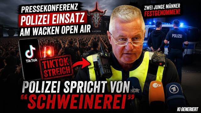 Pressekonferenz: TikTok-Streich führt zu Polizei Einsatz bei Wacken Open Air