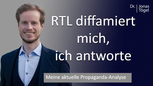 RTL diffamiert Wissenschaftler: Hier ist seine Antwort - Dr. Jonas Tögel