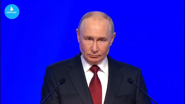 Wladimir Putin: Wir geben nicht nach, wir werden zusammen für unser Vaterland kämpfen.