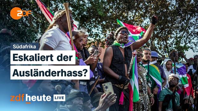 Proteste gegen illegale Migration in Südafrika: Expertin spricht von Staatsversagen | ZDFheute live