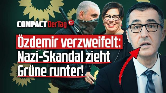 Özdemir verzweifelt: Nazi-Skandal zieht Grüne runter!💥