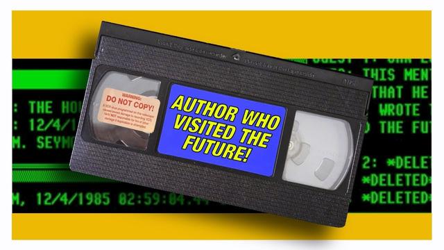Author who visited the future