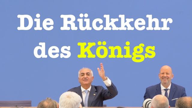 Reza Pahlavi, Sohn des letzten Schahs von Iran | BPK 23. April 2026