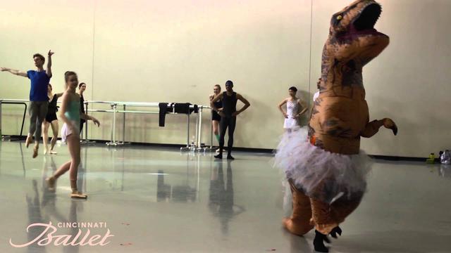 T Rex Dancing Ballet