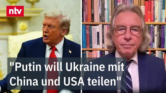 Trump vollzieht Kehrtwende - weg von der Ukraine, hin zu Russland, analysiert Politologe Jäger | ntv