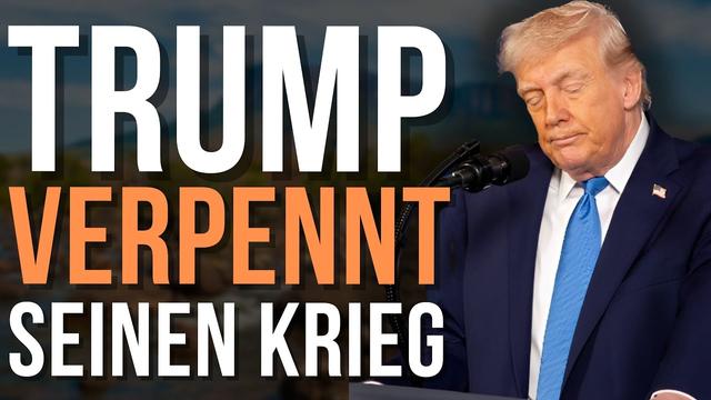 Selbst Fans lachen: Trump schläft bei eigener Kriegs-PK ein