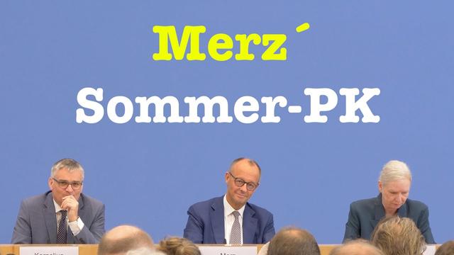 Sommerpressekonferenz von Kanzler Friedrich Merz (CDU) | 18. Juli 2025 | BPK