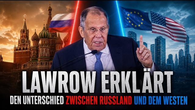 Lawrow erklärt den Unterschied zwischen Russland und dem Westen