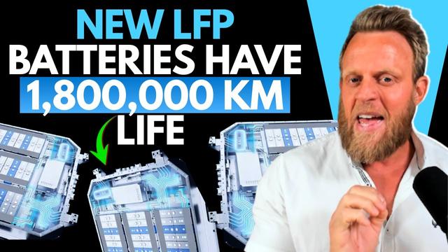 1.8 MILLION MILES: CATL’s New 600kw Charging LFP Battery Lasts For 100 Years