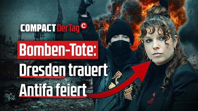 Bomben-Tote: Dresden trauert, Antifa feiert💥