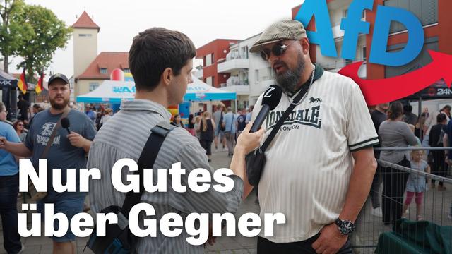 AfDler dürfen nur Gutes über Grüne und Linke sagen