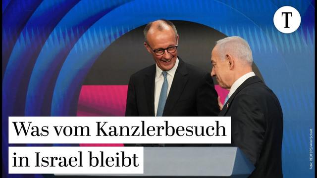 Merz versöhnt sich mit Israels Premier Netanjahu