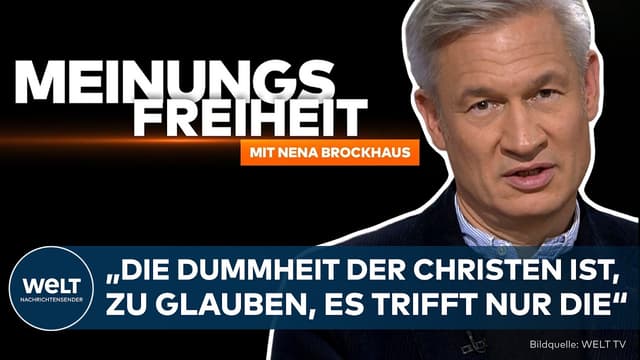 MEINUNGSFREIHEIT: "Zuerst die Synagogen, dann wir!" Ulf Poschardt warnt vor Verfolgung der Christen