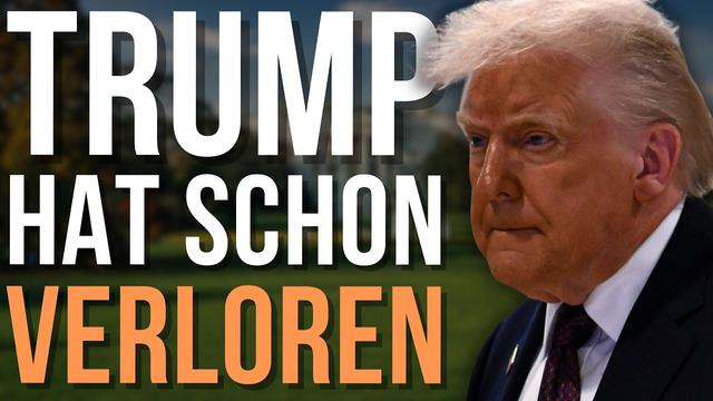 Trump hat schon verloren - und er merkt es selbst