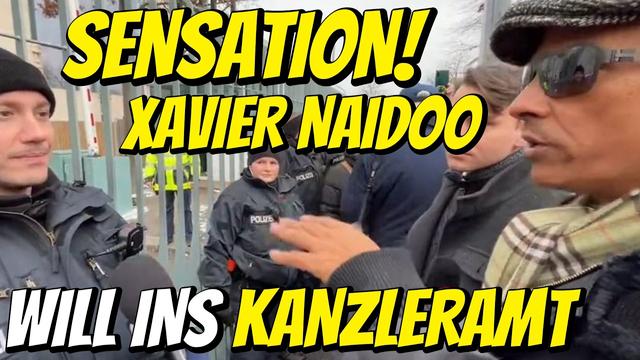SENSATION! 💥 Xavier Naidoo will ins Kanzleramt wegen Epstein Files! "Wir haben Fragen!" Berlin Demo