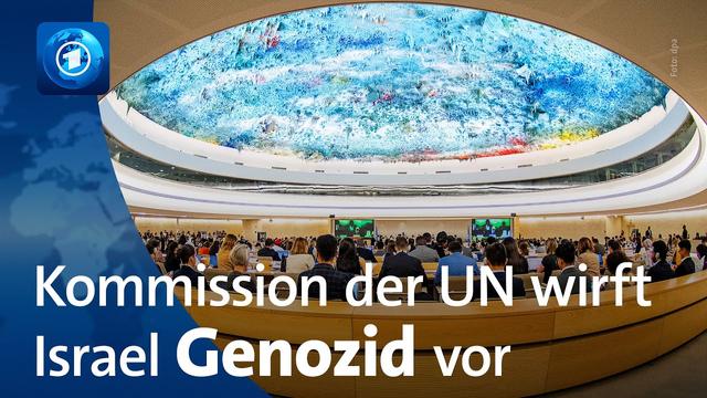 Kommission des UN-Menschenrechtsrats wirft Israel Genozid im Gazastreifen vor