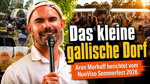 Aron Morhoff auf dem NuoViso Sommerfest 2026: Zwischen Woodstock, Politik und Community