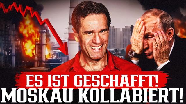 PAUKENSCHLAG! GRÖSSTE RAFFINERIE MOSKAUS ZERSTÖRT! SCHWERE FOLGEN FÜR PUTIN!