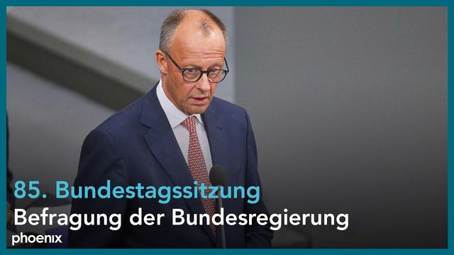 Bundestag LIVE: Regierungsbefragung mit Kanzler Merz | 24.06.26