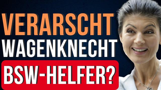 Verarscht Wagenknecht ihre Leute? BSW-Unterstützer wütend!