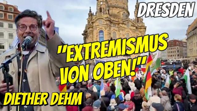 HAMMER Rede Ex MdB Diether Dehm über Antifa & Regierung! Demo Dresden zur Reformation 2.0 Sachsen
