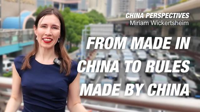 From "Made in China" to "Rules Made BY China"