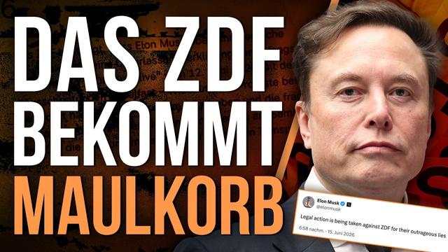 Wahnsinn! Elon Musk verpasst dem ZDF einen Maulkorb