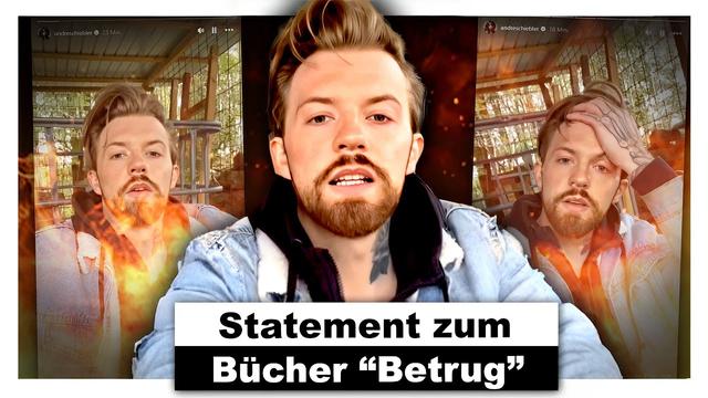 André Schieblers wildes Statement zum Buch "Scam"