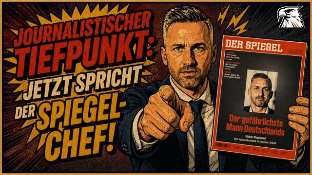 Wird immer peinlicher: SPIEGEL-Chef Kurbjuweit schwurbelt über den irren Ulrich-Siegmund-Titel! 🤡