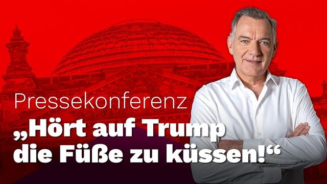 Jan van Aken kritisiert den Kniefall der Bundesregierung vor Trump!