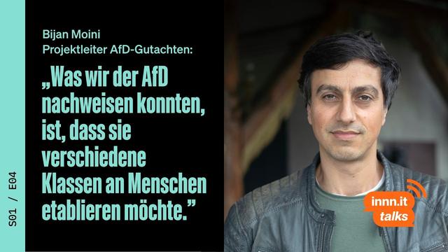 „Teilweise geht die AfD sogar über Forderungen der NPD hinaus“ – Bijan Moini zum AfD-Gutachten
