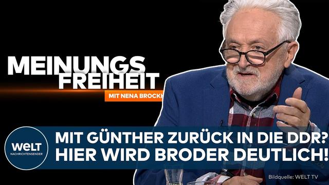 MEINUNGSFREIHEIT: Mit Günthers Gedankengut zurück in die DDR? – Hier wird Broder deutlich!