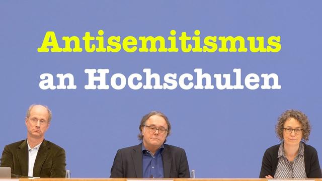 Massive Kritik an Resolution zu "Antisemitismus an Hochschulen" des Bundestags | BPK 30. Januar 2025