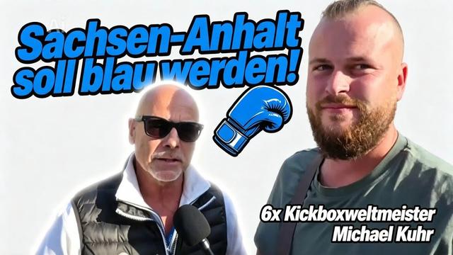 Kickboxweltmeister Kuhr: Macht Sachsen-Anhalt BLAU!