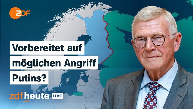 Angriffe aus Russland befürchtet: Wie sich der Westen vor Putin schützen will I ZDFheute live