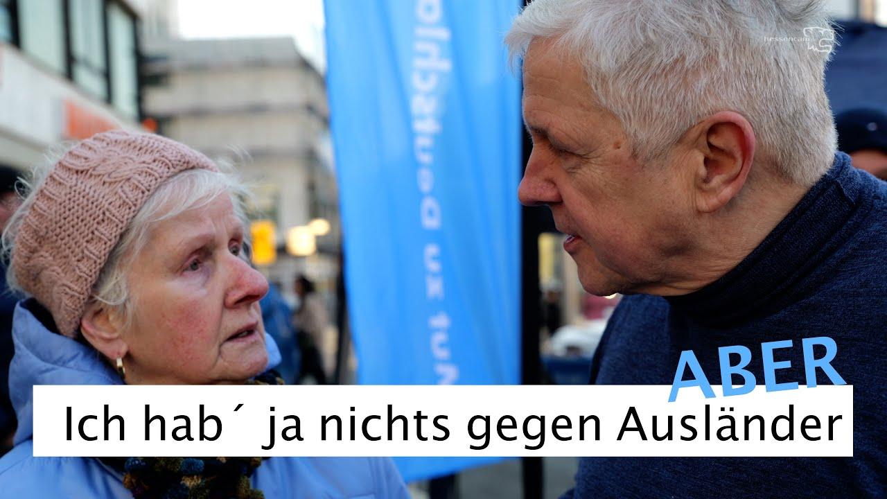 Begegnungen am AfD Stand